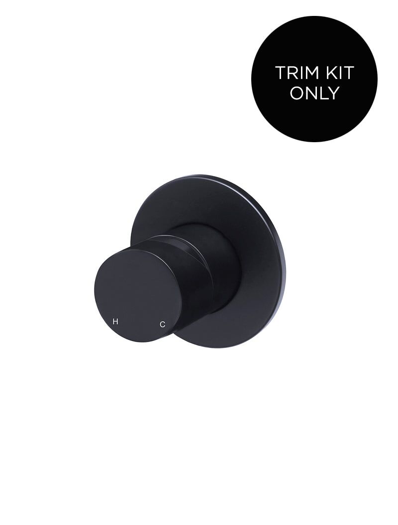 Round Wall Mixer Pinless Handle Trim Kit (In-wall Body Not Included)